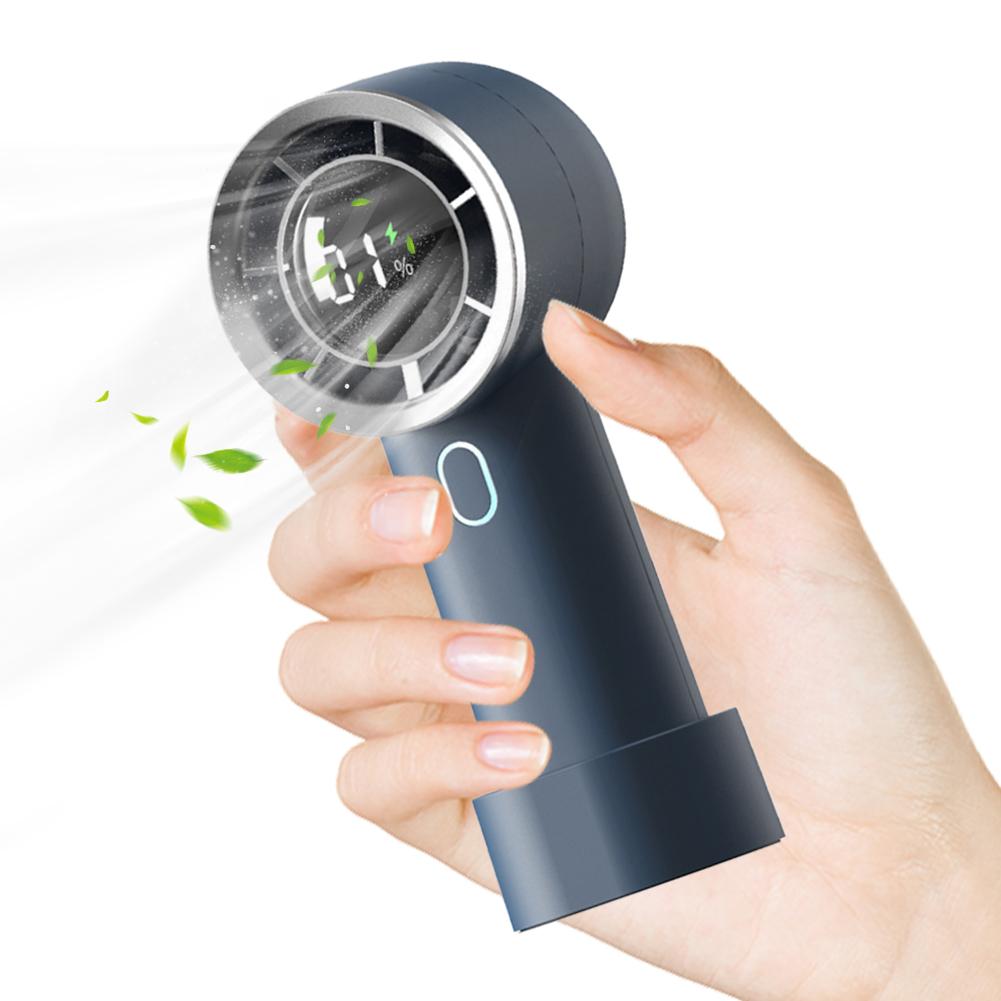 

Personal Fan USB Rechargeable Small Hand Fan 100 Wind Speeds Pocket Fan with Digital Display for Travel/Outdoor/Home/Office