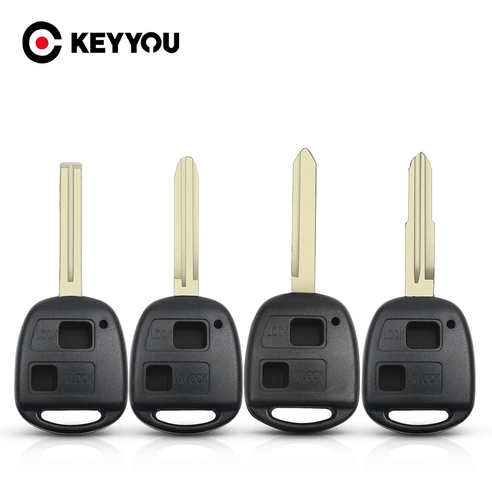 2Bt Toy41/Toy43/Toy47/Toy48 Remote Car Key Fob Case Shell For Toyota Camry Rav4 Corolla Prado Yaris Tarago Cruiser Land