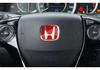 For Honda Civic Accord City H-Sticker Interior Modification CRV Jade Fit Acrylic Car Steering Wheel Emblem Odyssey Hybrid ZV3