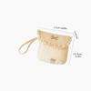 Bowknot Sanitary Napkin Storage Bag Cotton Cloth Bow Makeup Bag Creative Mini Cosmetic Bag  Women