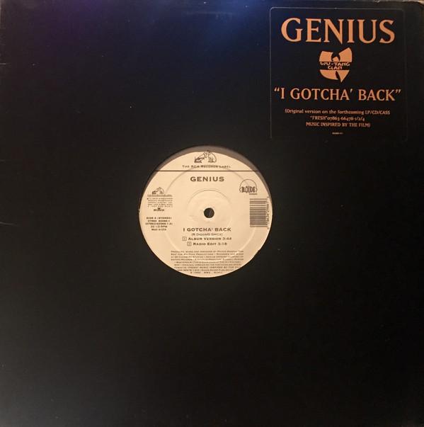 12inch Record GENIUS - I Gotcha' Back 07863629661 RCA 1994 US Rap & Hip-Hop/R&B Used