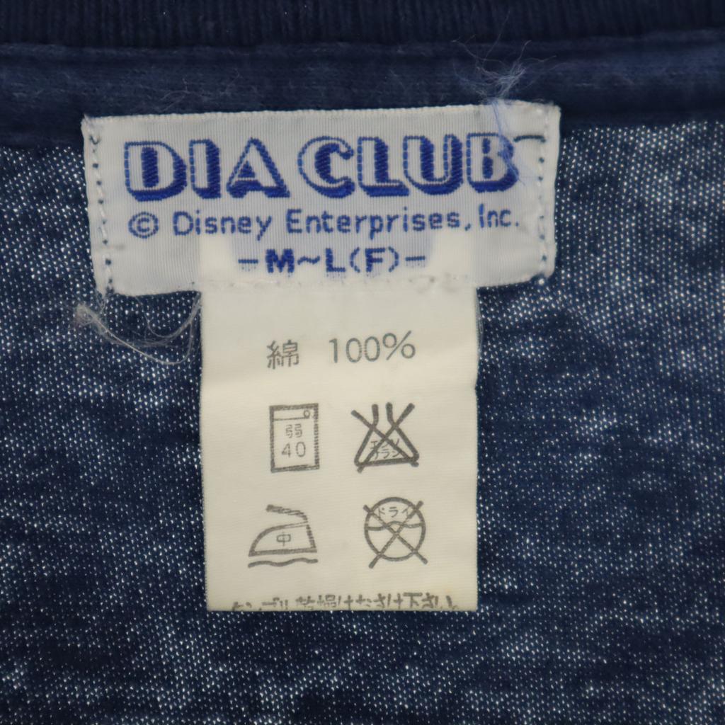 DIA CLUB Winnie the Pooh Short Sleeve One Piece M-L Navy Disney Disney Women Used