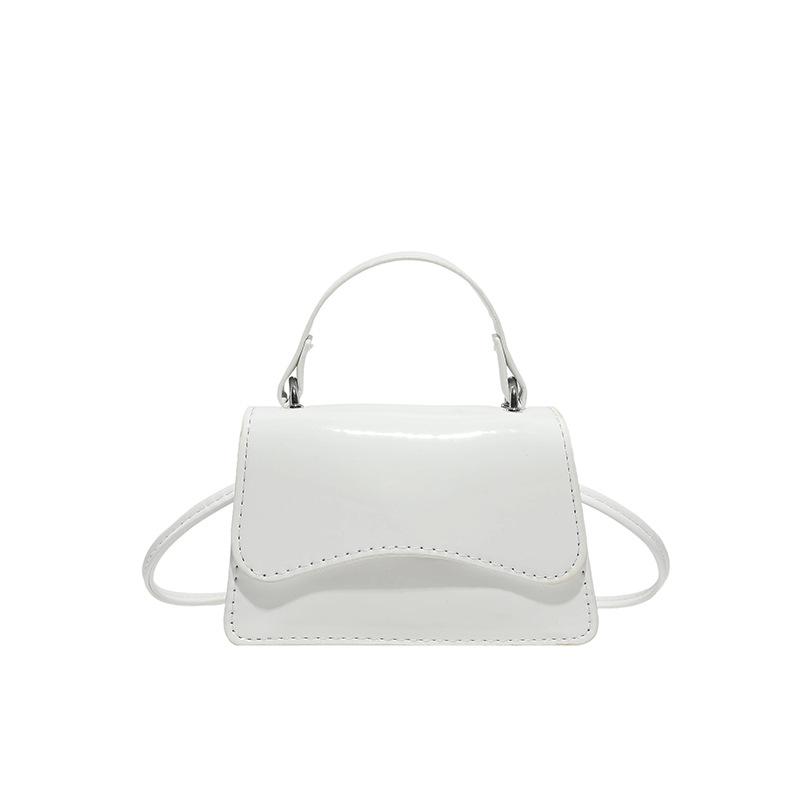 Women's bag fashion shoulder bag simple oblique span bag small square bag new trendy solid color handbag foreign style mobile phone bag