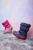 Crocs Winter Puff Boot Kids  211053 |J3/5/Eu 34-35| Navy/Red