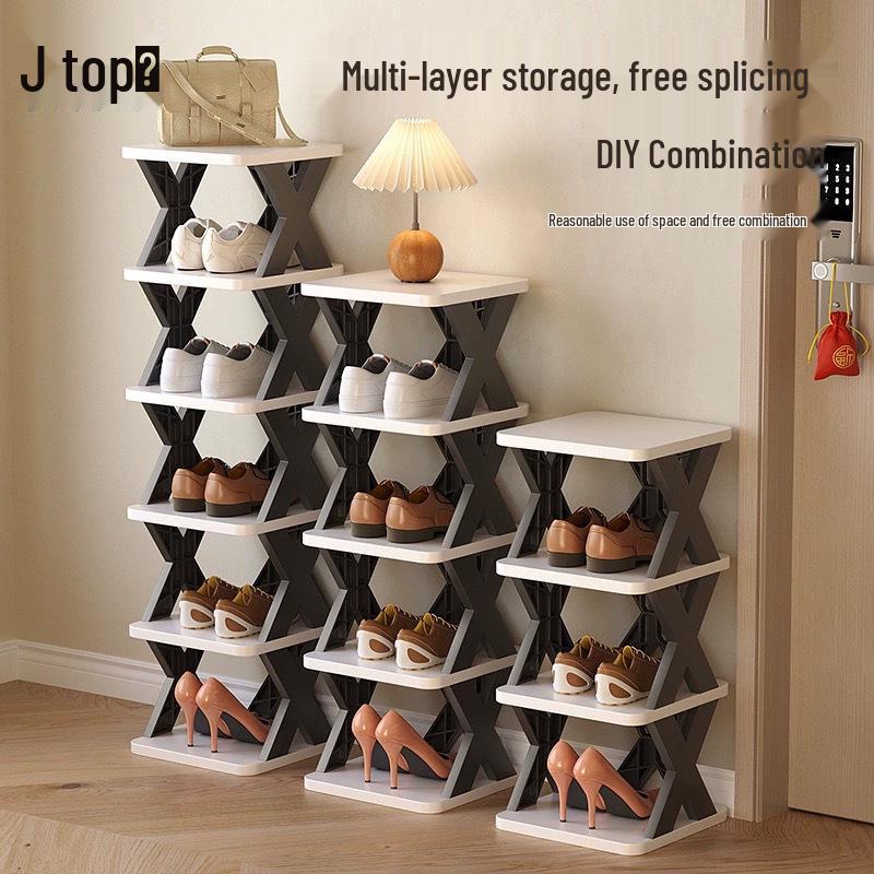 Multi-Layer Detachable Shoe Rack for Entryway and Storage Solutions
