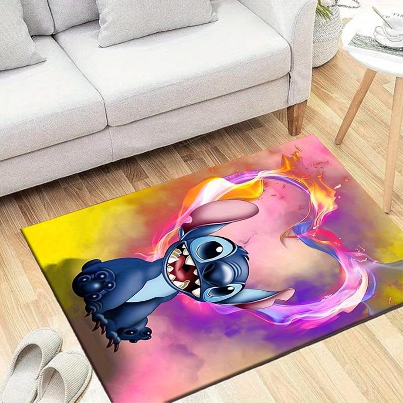 

1pc Stitch Pattern Area Rug Soft Flannel Floor Mat for Living Room,Office,Bedroom and Carpet 60cm by 90cm