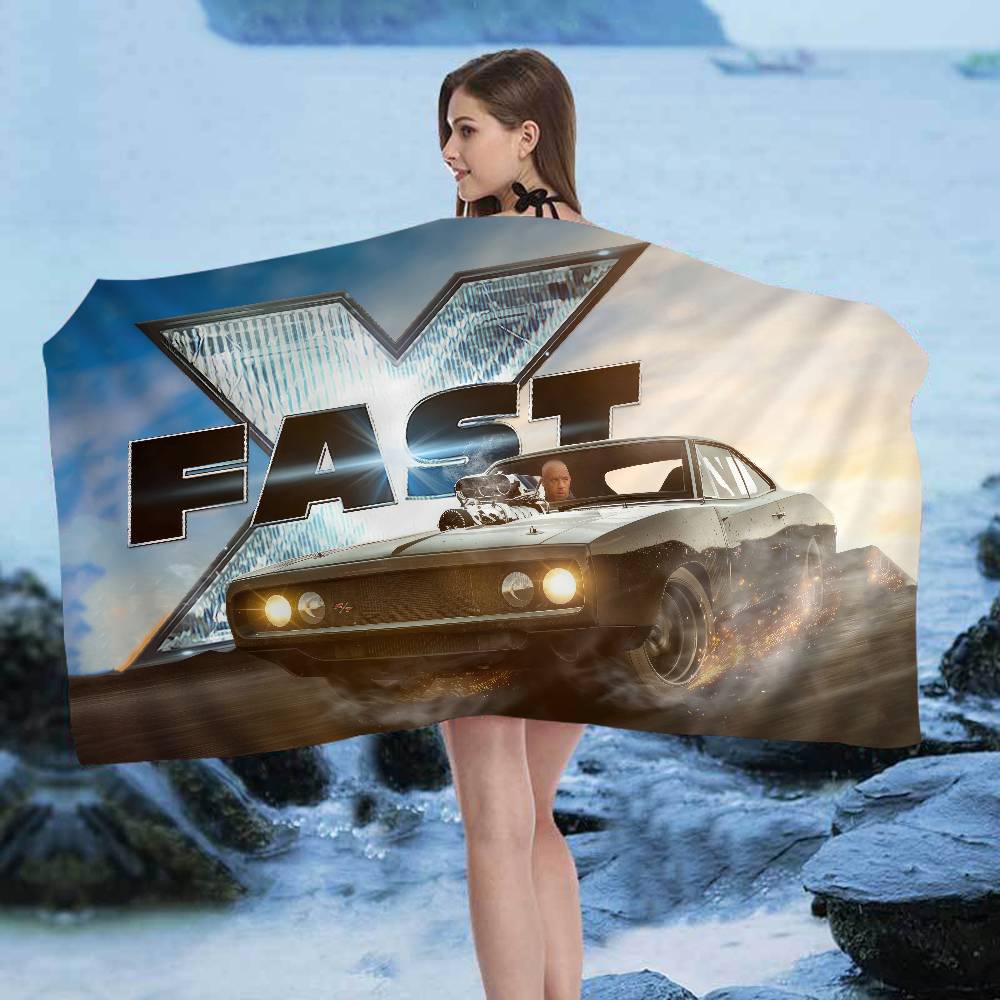 F-Fast And F-Furious Big Microfiber Beach Towels Quick Dry Towel Sand Beach Towels Pool Towel for Travel Swim Pool Yoga