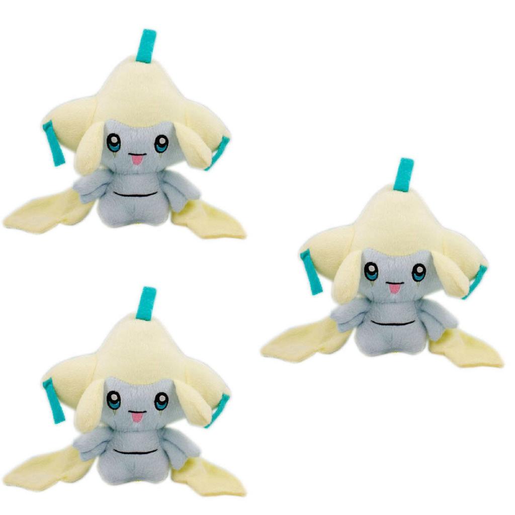 Urocza Pluszowa Lalka Pokemon Jirachi Miękka Figurka 8 Cali Zabawka na Prezent dla Dzieci do Radosnej Zabawy