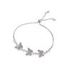 Korean Style Zircon Flower Bracelet for Women - Trendy, Simple, Personalized Design