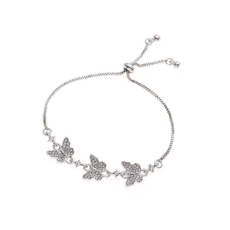 Korean Style Zircon Flower Bracelet for Women - Trendy, Simple, Personalized Design