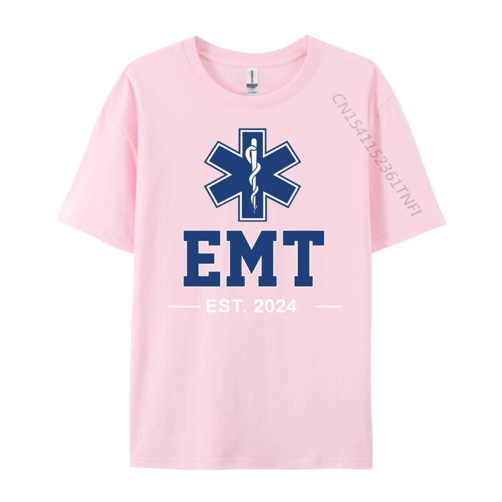 Emt Established Est Ems Paramedic Medic Graduation Grpahic Tee Luxury TShirt HOLIDAYS