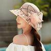 New Hat Women's Summer Fashion Versatile Daisy Retro Organza Small Edge Wind Anti-sun Hat Sun Hat