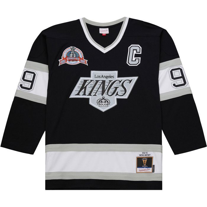 Maillot de hockey - MITCHELL & NESS - Wayne Gretzky - Los Angeles Kings 1992 - 100% polyester - Manches courtes