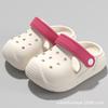 Children's Perforated Sandals for Boys and Girls, Infants and Toddlers, Hollowed-out Closed-toe Sandals, Non-slip Beach Slippers for Young Children