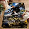 Neymar Jr Football Legend Customizable Name Carpet Design for Foyer Dormitory Playrooms Balcony Anti-slip Rug Office home decor Spiritual Gift