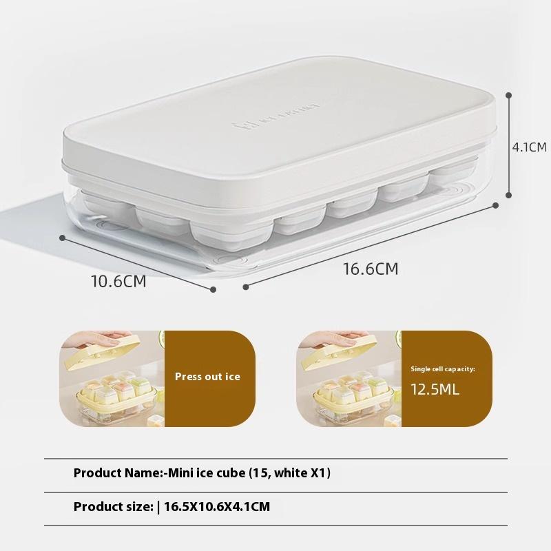 15 Mini Iskubs Silikon Iskubsform Iskubspress Bärbar Hem Iskubsartefakt Med Lock Hemishockey