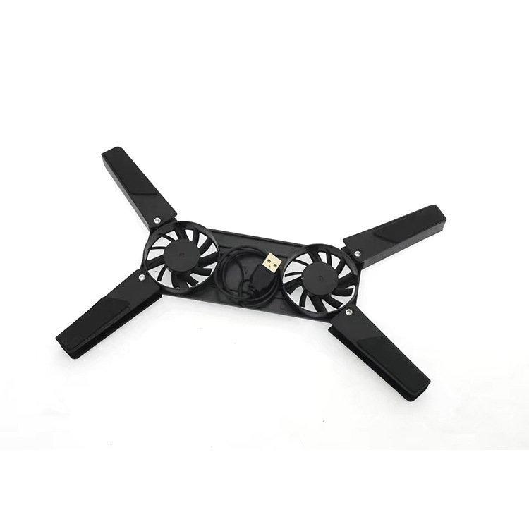 Foldable Cooling Pad for Laptop with Double Fans USB Powered Laptop Stand Cooler for 7-15 Inch Notebook PC LCD Display Holder