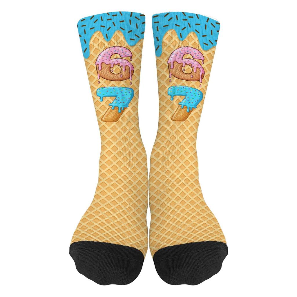 Fashionable, Warm And Interesting Six Or Seven Design Socks For Grandma