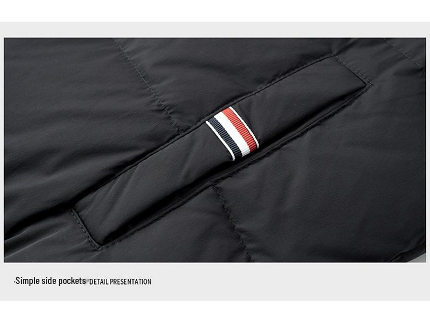 Men's Winter Thick Stand Collar Down Jacket - Trendy, High-End, Rogue Chic, Warm Bread Jacket Casual Outerwear