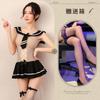 Sex lingerie sexy stockings spring heart ignorant uniform seduction student net dress passion suit women