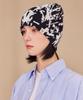 Bajal Va Spread Square Jacquard Beanie White