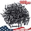 100pcs Plastic Pom Pop Rivets Assortment Pop Poly Bevel Round Head Blind Rivet