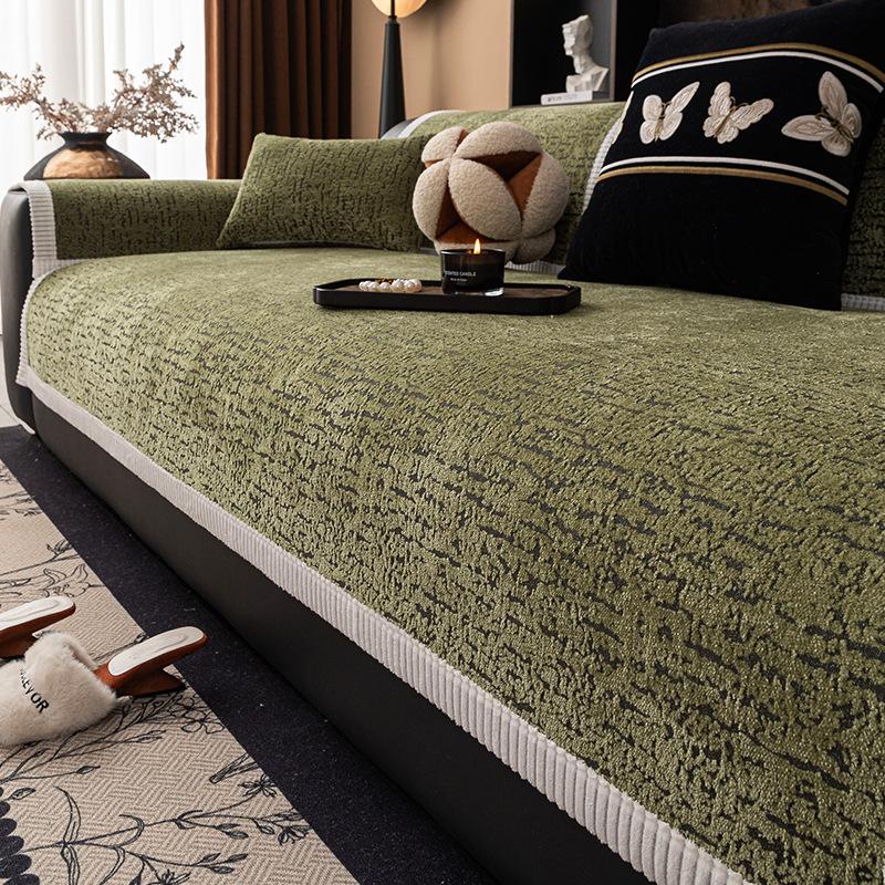 

Chenier New Sofa Cushion Light Luxury High Sense Dirt-Resistant Non-Slip Seat Cushion Cushion Cover Cloth Anti-Cat Scratch 70*70cm