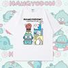 Cute Hangyodon Printed Shortsleeved Tshirt Summer Casual Loose Cotton Tops Womens Cartoon Clothes Tshirt Comfortable
