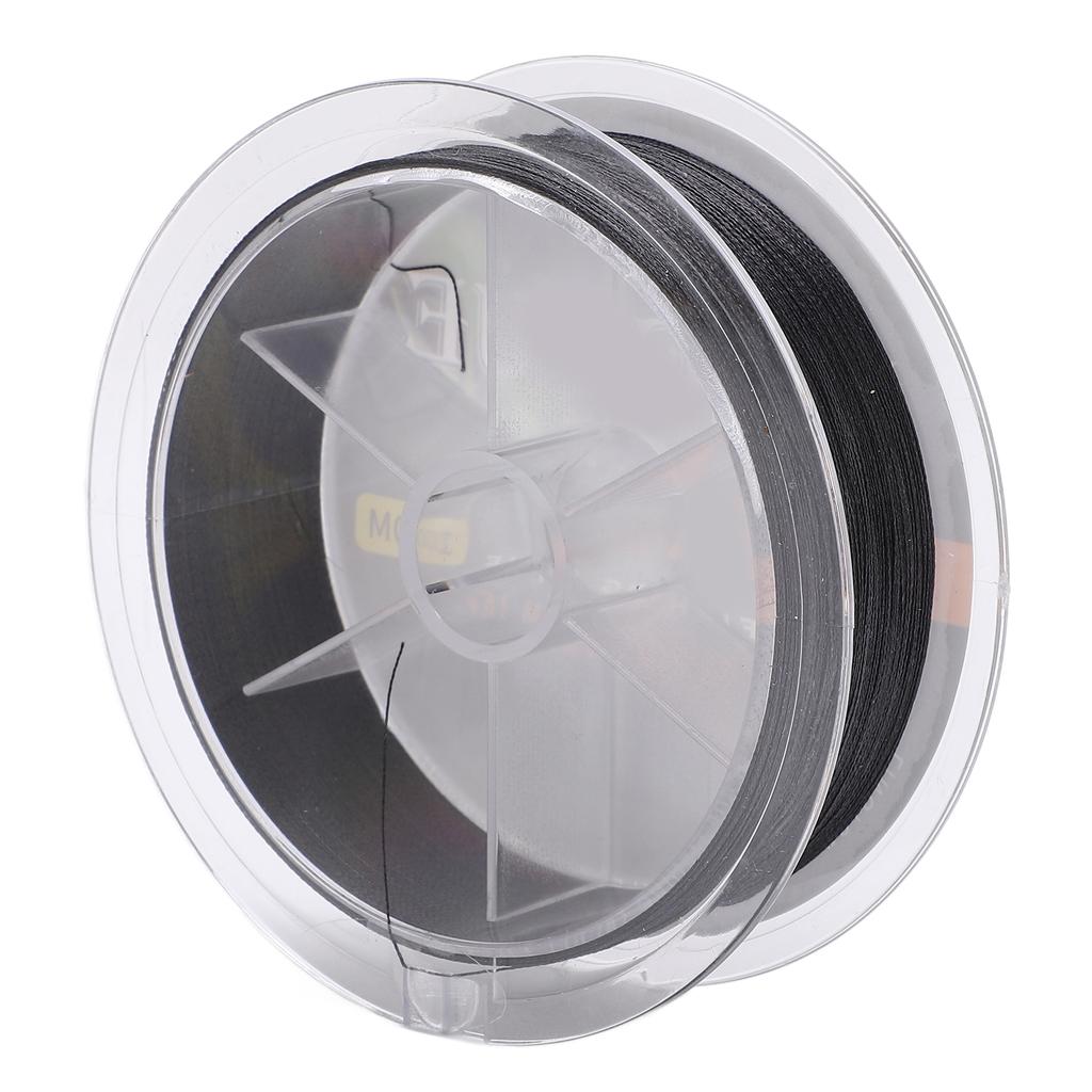 100m Wielokolorowa Pleciona Żyłka Wędkarska Odporna na Zużycie Trwała Pleciona Żyłka WędkarskaCzarna 0.6