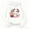 Sudadera con capucha suave y cálida para niños, diseño de ajolote, sudadera infantil linda para niños y niñas, manga larga, sudaderas con capucha casuales