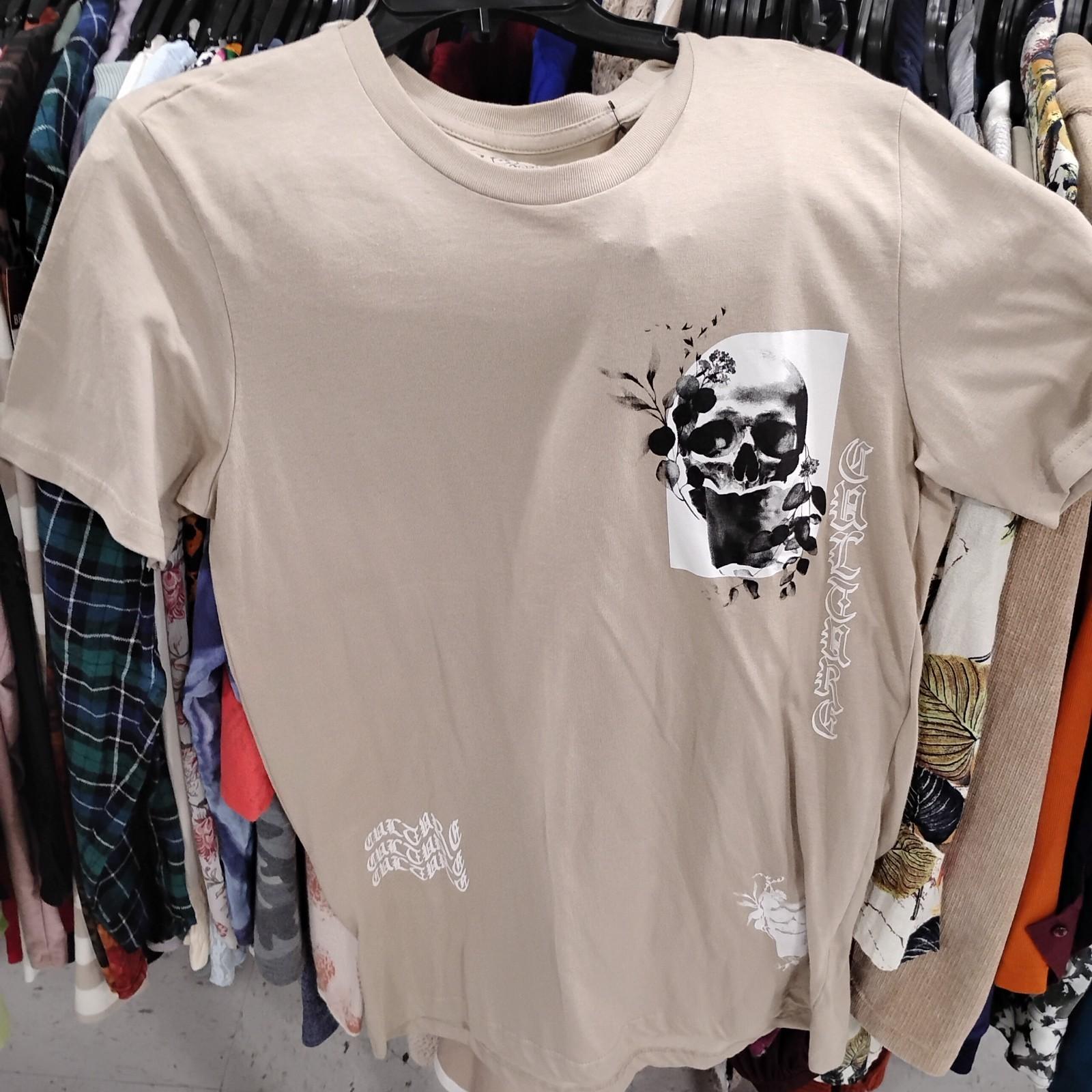 Taco Tuesday Exclusive Double Sided SKULL Graphic T-Shirt Size m S разноцветный