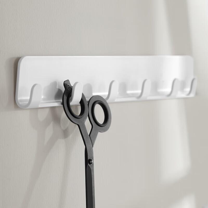 Punch-Free Adhesive Multi-Hook Rack