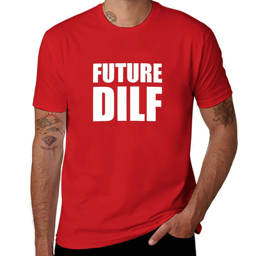 Future DILF T-Shirt Plus Sizes Summer Top Tshirts for Men