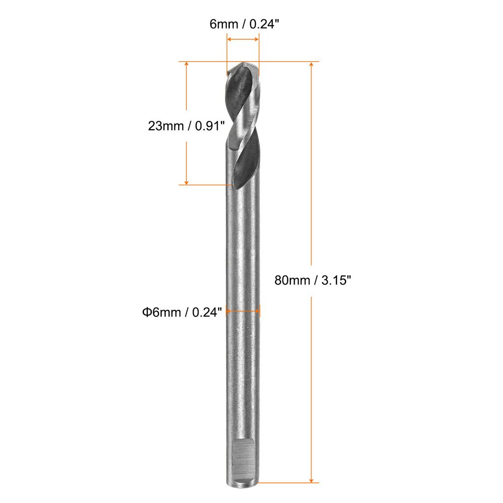 Uxcell 2/5/10pcs High-speed Steel Drill Bits for Hole Saws Arbor Replacement Wood Aluminum Plates