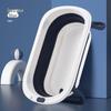 Foldable Baby Reclining Bath Tub, Large Infant Bathtub for Home Use