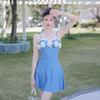 One-piece Swimsuit Female Korean Ins 1011 Hot Spring Flower Swimsuit Conservative Split Adult Swimsuit