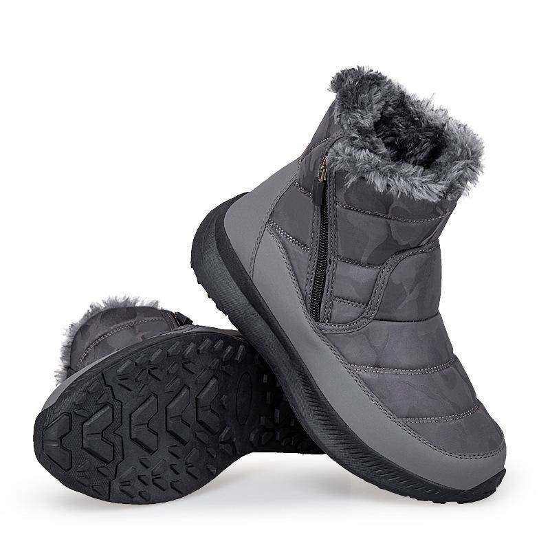 New High-top Cotton Shoes Winter Velvet Thickened Warm Wear-resistant Outdoor Hiking Shoes Snow Boots Women's Shoes
