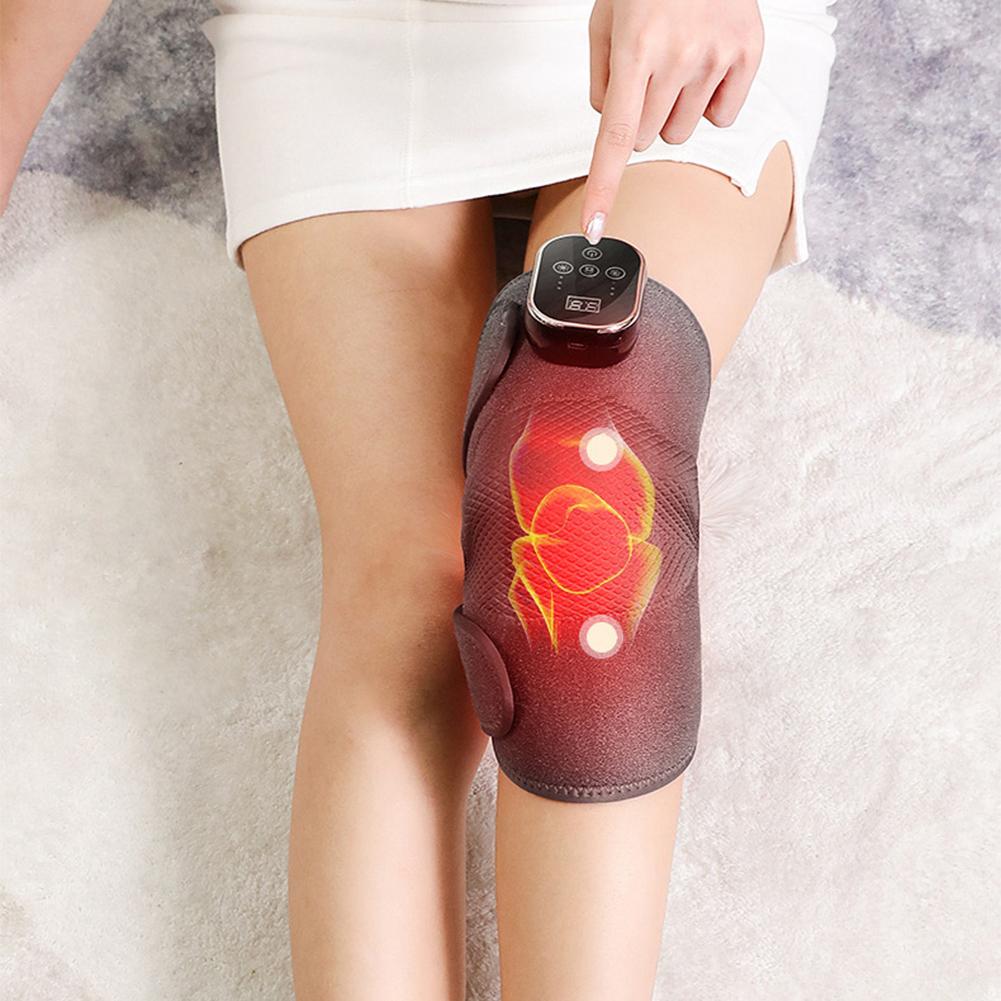 2 In 1 Heating & Massage Wrist Guard Temp Adjustment Body Massager TYPE-C Rechargeable Electric Heating Knee Pad for Home Office
