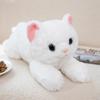Simulation Lifelike Pet Cat Plush Toy Soft Stuffed Anima Cute Plushie Doll Lie Prone Funny Long Arm Kitten Pillow for Girl Gifts