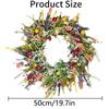 50cm Decor Wreath Beautiful Artificial Spring and Summer Wreath Home Decoration