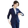 Women's High-End Collarless Blazer Suit Set for Office & Beautician Workwear - Spring/Autumn Collection