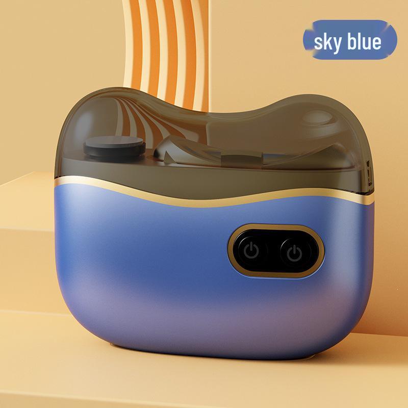 Dual-Function Silent Electric Nail Clipper with Suction and Anti-Pinch Technology for Adults