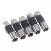 5/10/20Pcs Waterproof Straight Antenna Cable Adapters Rg6 F-Type Coaxial Compression Connectors For Satellite & Cable Tv