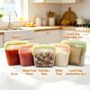 High Temperature Resistance Silicone Fresh-keeping Bag Upright Freezer Bags  Freezer Microwave Safe