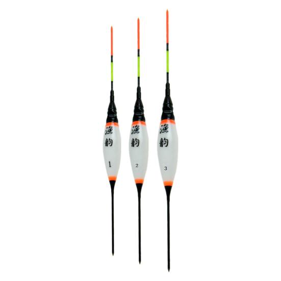 MUQZI Sportzubehör, 3 Stück, leuchtendes LED-Licht, elektronisches vertikales Nachtfischen, Schwimmer, Bobber-Boje