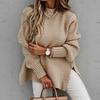 2026 Spring Autumn Women's Loose Long Sleeve Knit Pullover Sweater - Lazy Style