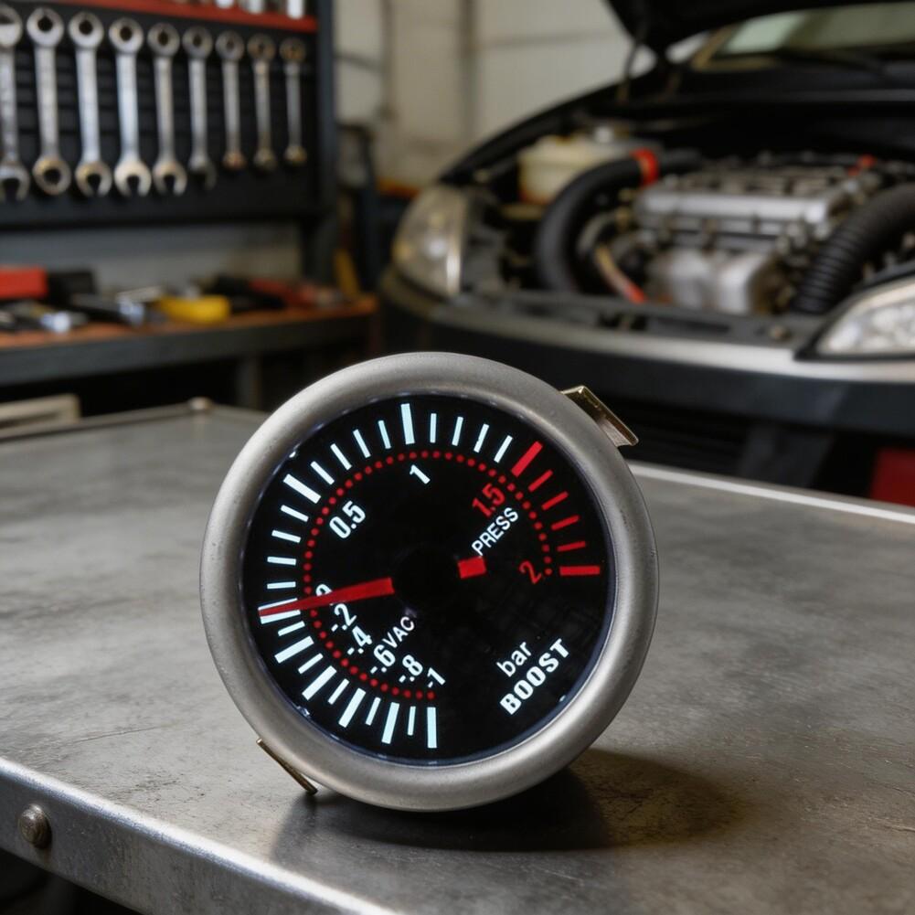

2 52mm LED Pointer Turbo Boost Pressure Gauge Plastic Turbocharger Gauge Suitable For All Modified Models With 4, 6, 8 Cylinder China Mainland