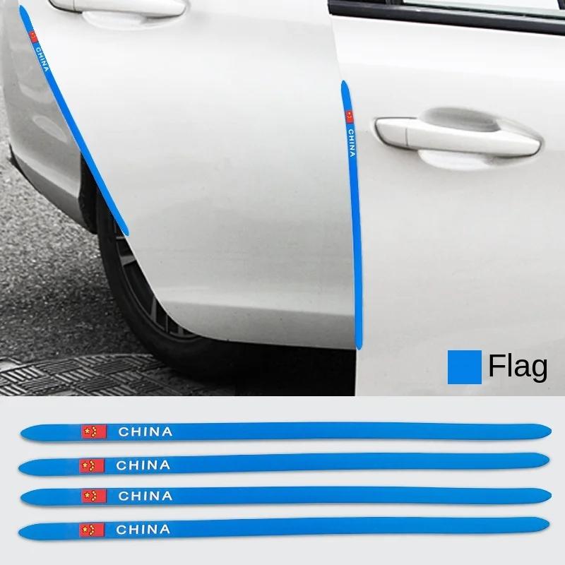 4st Bildekaler Dörrkantskydd Listskyddslist Repskydd Bilkraschskydd Dörrskydd Kollision