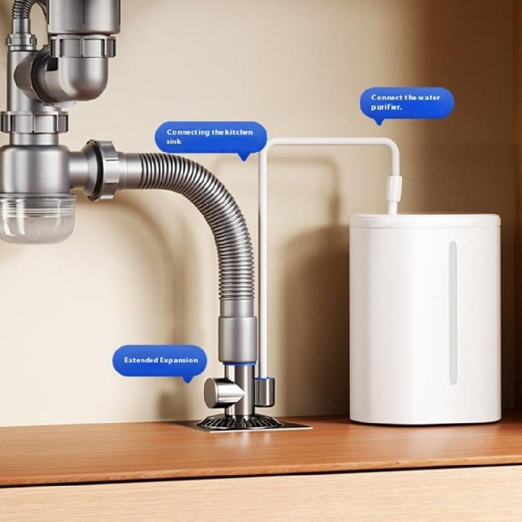 Washing Machine Drain Hose Connector Laundry Machine Floor Drain Adapter Antioverflow Deodorant Joint Enduring