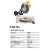 DeWalt 305mm Compound Miter Saw CN plug (adapter included)